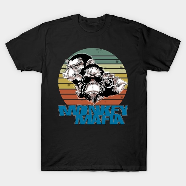 Mafia Monkey style for men and women T-Shirt by zaknad8